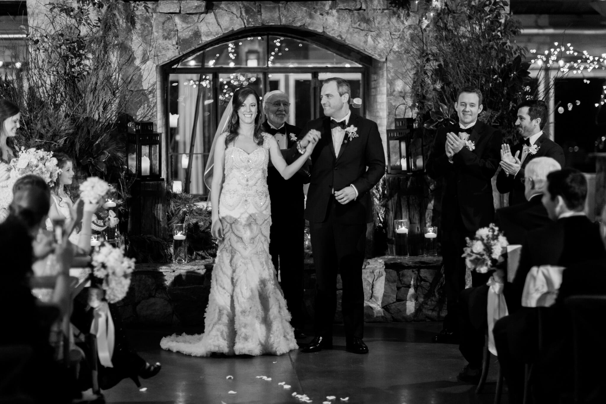 Adam + Amanda New Year's Eve Wedding at the Angus Barn Pavilion La Fête